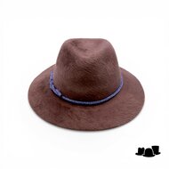 bespoke panizza fedora matera melusine sable and sapphire