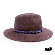 bespoke panizza fedora matera melusine sable and sapphire