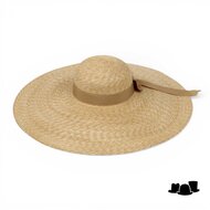 fiebig oversized flaphoed marbella bandstro naturel