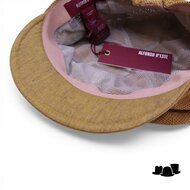 alfonso deste ballonpet krizia suede pinhole ochre