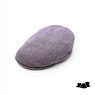 city sport ivy pet 92 linnen fijne visgraat grijsbruin