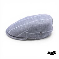 city sport ivy pet 92 linnenmix blok grijs lichtblauw 