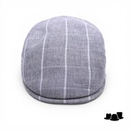 city sport ivy pet 92 linnenmix blok grijs lichtblauw 