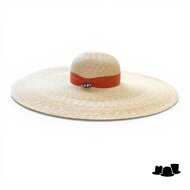 jos van dijck oversized flaphoed veronica bandstro naturel