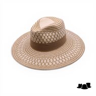 jos van dijck brede rand fedora vivi cellulose naturel en camel