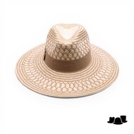 jos van dijck brede rand fedora vivi cellulose naturel en camel