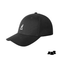 kangol baseball cap flexfit wool black
