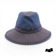 crambes safari outdoor hoed katoen threecol blauw