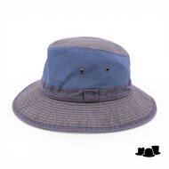 crambes safari outdoor hoed katoen threecol blauw