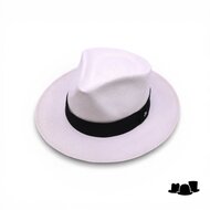 vintimilla fedora klassiek diamant kroon wit