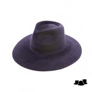 weba hats fedora 9100 velourvilt marine blauw