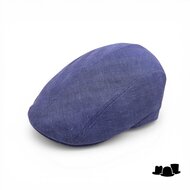 alfonso deste ivy pet hannover linnenmix fijne visgraat blauw