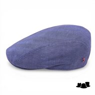 alfonso deste ivy pet hannover linnenmix fijne visgraat blauw