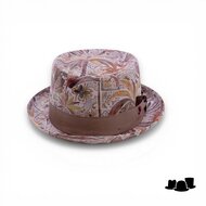 alfonso deste pork pie katoen paisley mood bruin