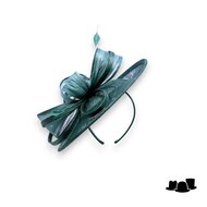 maddox occasion disc 185 loops sinamay buntal bottle green