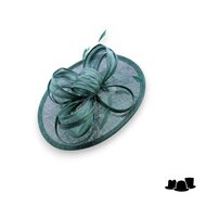 maddox occasion disc 185 loops sinamay buntal bottle green