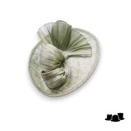 maddox small occasion disc oval knot sinamay salie