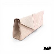 maddox handtas sinamay en satijn champagne