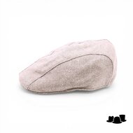 portaluri ivy pet split katoen chevron naturel bruin