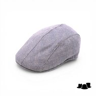 portaluri ivy pet split katoen chevron blauw