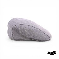 portaluri ivy pet split katoen chevron blauw