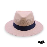 vintimilla fedora panama extra ventilatie stone en blauw