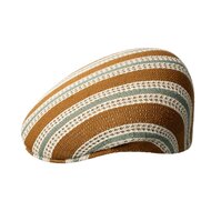 kangol flatcap 504 resort stripe rustic caramel multi