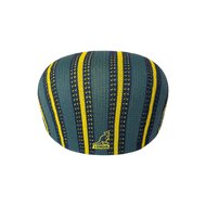 kangol flatcap 504 resort stripe celestial teal multi