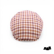 alfonso deste rudy ivy pet zomerwol ruit caramel en bruin