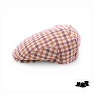 alfonso deste rudy ivy pet zomerwol ruit caramel en bruin