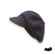 alfonso deste ballonpet krizia suede pinhole zwart