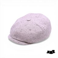 alfonso deste ballonpet kyoto linnen en zijde gemeleerd beige en bruin