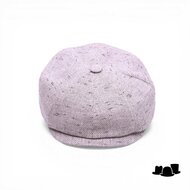 alfonso deste ballonpet kyoto linnen en zijde gemeleerd beige en bruin