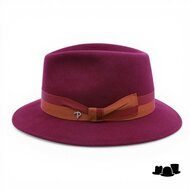 panizza traveller trento haarvilt kersenrood