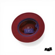 panizza traveller trento haarvilt kersenrood