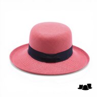 seeberger bolero genuine panama coral red