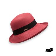 seeberger bolero genuine panama coral red