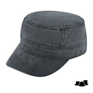 fiebig gi army cap gewassen katoen antraciet