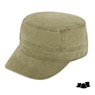 fiebig gi army cap gewassen katoen beige