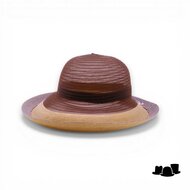 bronte zomerhoed crine polyester brown and gold