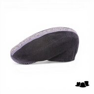 jos van dijck ivy pet corduroy zwart streep visgraat