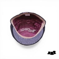 jos van dijck ivy pet corduroy zwart streep visgraat