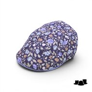 portaluri ivy pet split katoen floral blauw
