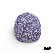 portaluri ivy pet split katoen floral blauw