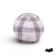 alfonso deste ivy pet like linnenmix ruit beige en bruin