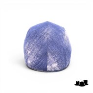 jos van dijck ivy pet split katoen distressed blauw