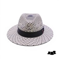 alfonso deste fedora panama chicago 2tone ice blue