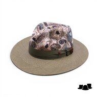 alfonso deste fedora morris panama and linnen paisley green