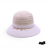 seeberger cloche seashells papierstro wit