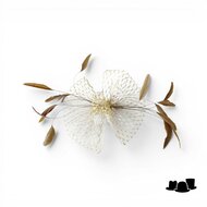 eigen atelier bespoke haarversiering orata goud